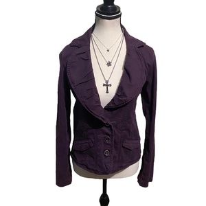 Vintage Italian Rifle Jeans Mauve Denim Jacket